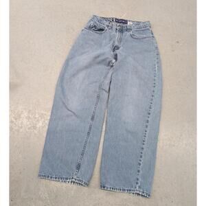 Vintage 90s Levis Silver Tab Baggy Mega Wide Blue Jeans